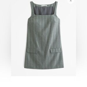 Abercrombie & Fitch Gray Tailored Mini Dress